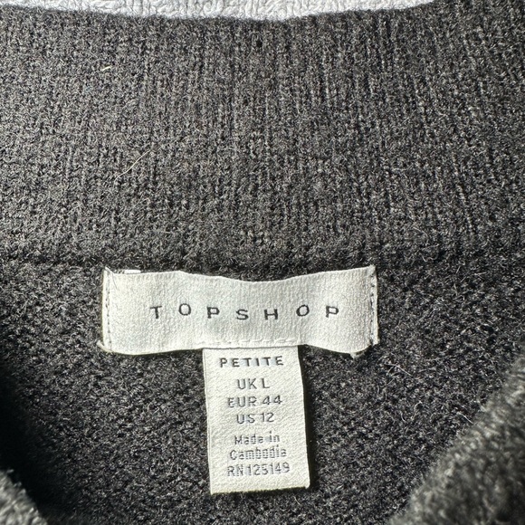 Topshop Black Sweater - Picture 5 of 6